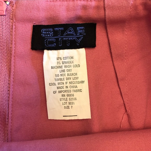 VINTAGE Preppy Pink Skort - Picture 3 of 7